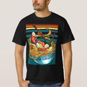 Ramen Style Vintag Anime Japanisches Lebensmittelm T-Shirt