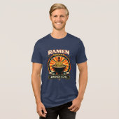 Ramen-Süchtiger-Bekleidung Tri-Blend Shirt (Vorderseite voll)