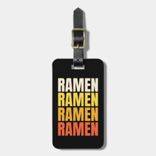 Ramen Text Design Gepäckanhänger