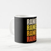 Ramen Text Design Kaffeetasse (Vorderseite Links)