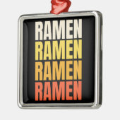 Ramen Text Design Ornament Aus Metall (Links)