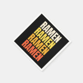 Ramen Text Design Serviette (Ecke)