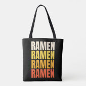 Ramen Text Design Tasche (Rückseite)