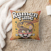 Ramen Time - Niedlicher Cartoon Ramen Bowl Kissen (Decke)