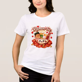 Ramen-tisch – Süße Kawaii-Ramen-Schale Tri-Blend Shirt
