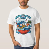 Ramen Tsunami Wave – Slurp the Storm T-Shirt (Vorderseite)