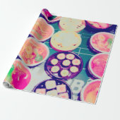 Ramen und Sushi Geschenkpapier (Ungerollt)