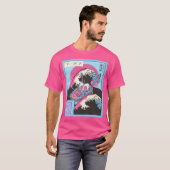 Ramen Vaporwave Wave Dragon T-Shirt (Vorne ganz)