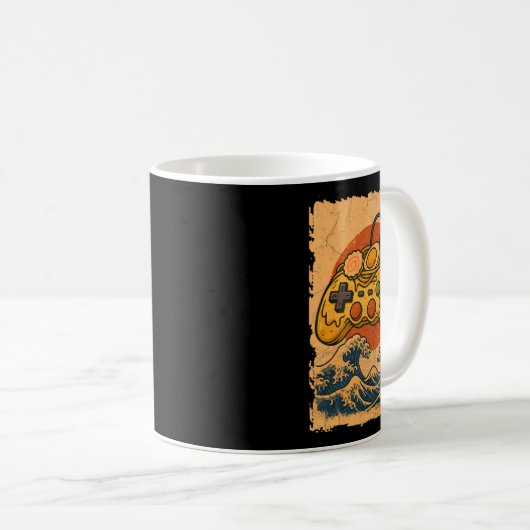Ramen-Videospielcontroller Kaffeetasse (VorderseiteRechts)