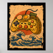 Ramen-Videospielcontroller Poster (Vorne)