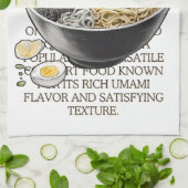 Ramen Vintage Skizze von CallisC Arts ⭐ ⭐ ⭐ ⭐ Geschirrtuch (Gefaltet)