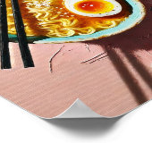 Ramen Wall Art Print Aesthetic Food Poster (Ecke)