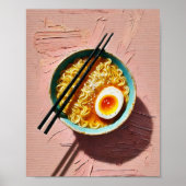 Ramen Wall Art Print Aesthetic Food Poster (Vorne)