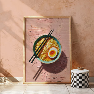 Ramen Wandkunst Druck Ästhetisches Lebensmittel Po Poster