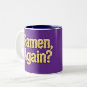 Ramen wieder? Hoodie Zweifarbige Tasse (Vorderseite Links)