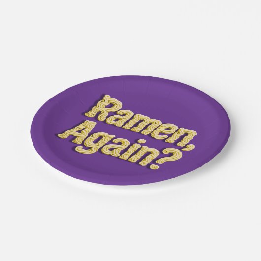 Ramen, wieder? pappteller (Schrägansicht)