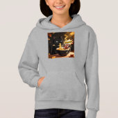 Ramen zen Cat and the Unexpected Touchdown Hoodie (Vorderseite)