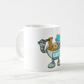 Ramenbot Kaffeetasse (Vorderseite Links)