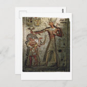 Ramesses Great Egyptian Pharao Sphinx Art Postkarte (Vorne/Hinten)