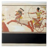 Ramesses II (1279-13 BC) am Kampf von Kadesh, Fliese (Vorderseite)