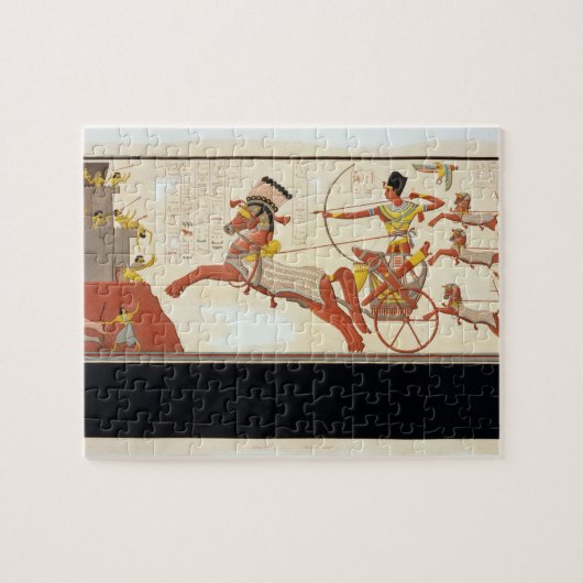 Ramesses II (1279-13 BC) am Kampf von Kadesh, Puzzle (Horizontal)