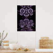 Ramiana Fraktal Art Poster (Küche)