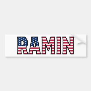 Ramin Name Vorname USA Aufkleber Sticker Auto Autoaufkleber