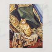 Raminou Cat Cloth Suzanne Valadon Postkarte (Vorderseite)