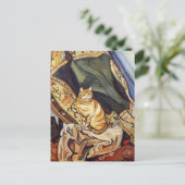 Raminou Cat Cloth Suzanne Valadon Postkarte (Stehend Vorderseite)