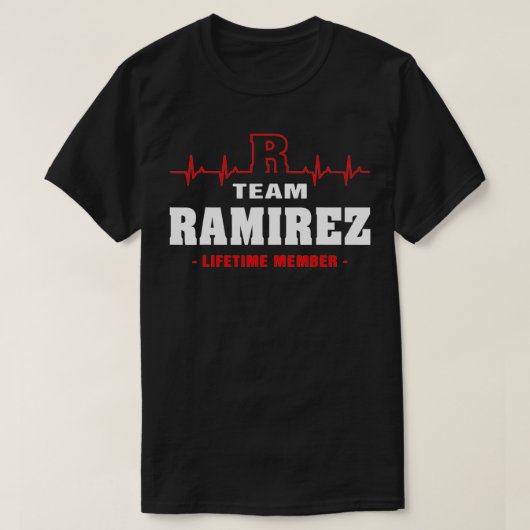 Ramirez Familienname Familienteam Ramirez Lebensze T-Shirt (Design vorne)