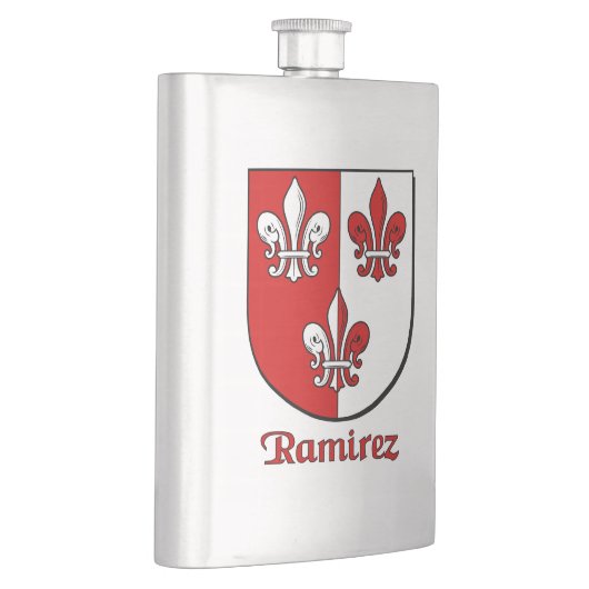Ramirez Heraldic Shield Flachmann (Rechts)