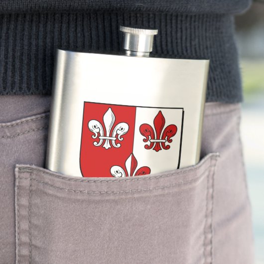 Ramirez Heraldic Shield Flachmann (Beispiel)