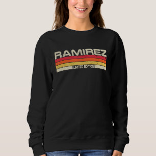 Ramirez Nachname Birthday Family Wiedersehen 80er Sweatshirt