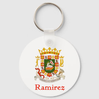 Ramirez Schild von Puerto Rico Schlüsselanhänger