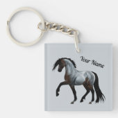 Ramirez - spanisches Pferd, laufend - Schlüsselanhänger (Vorderseite)