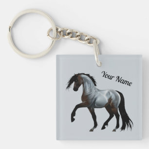 Ramirez - spanisches Pferd, laufend -  Schlüsselanhänger