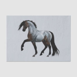 Ramirez - spanisches Pferd, laufend -  Seidenpapier