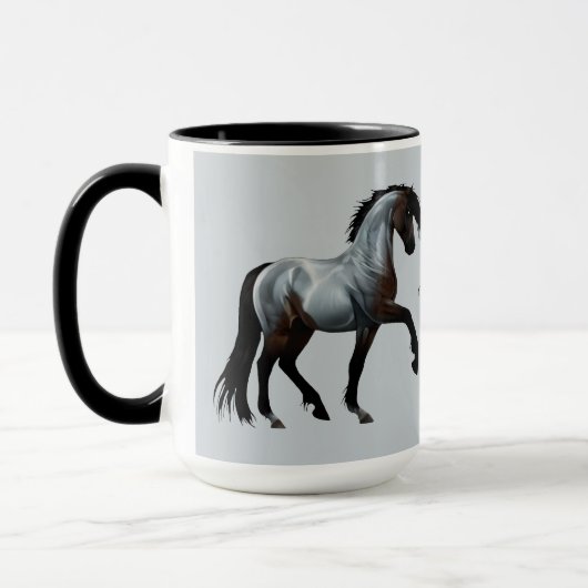 Ramirez - spanisches Pferd, laufend -  Tasse (Links)