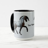 Ramirez - spanisches Pferd, laufend -  Tasse (Vorderseite Links)