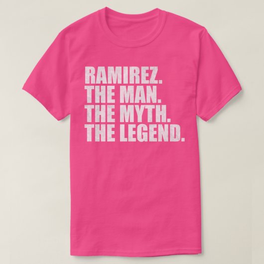 RamirezRamirez Name Ramirez Vorname T-Shirt (Design vorne)