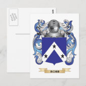 Rammbekleidung (Familienwappen) Postkarte (Vorne/Hinten)