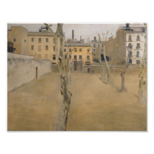 Ramon Casas - Hof des alten Gefängnisses von Barce Fotodruck