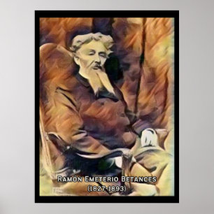 Ramón Emeterio Betances Vintage-Porträt Poster