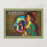 Ramona Erinnerungen Vintage-Label