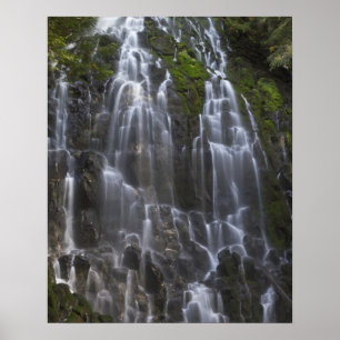 Ramona Falls in Clackamas Landkreis, Oregon Poster