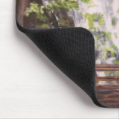 Ramona fällt auf Berg-Haube - Mousepad (Ecke)