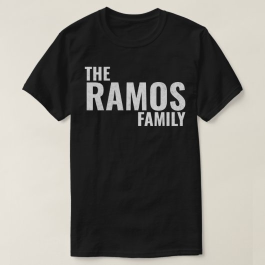 Ramos Familie Ramos Nachname Ramos Nachname T-Shirt (Design vorne)