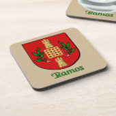 Ramos Familienschild Getränkeuntersetzer (Linke Seite)