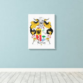 Ramos Familienwappen Leinwanddruck (Insitu (Holzboden))