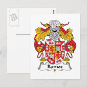 Ramos Familienwappen Postkarte (Vorne/Hinten)